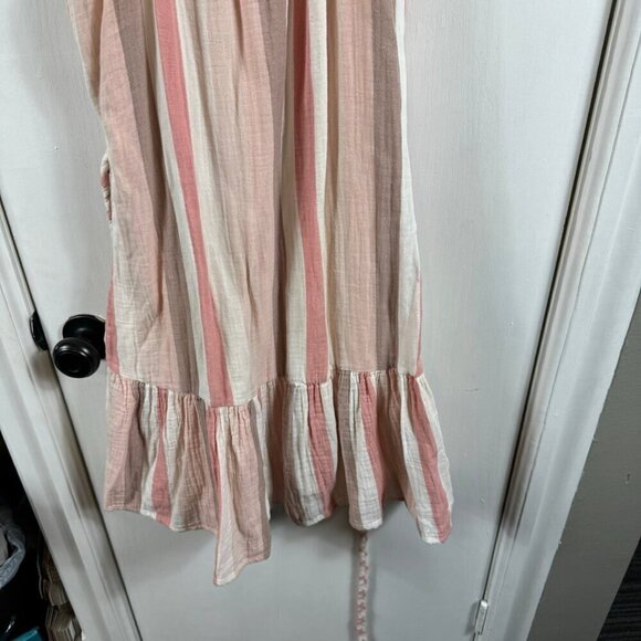 Rails Becca Cheyanne Stripe Dress XS | Pink & Ivory Striped Cotton Sundress - Picture 7 of 12